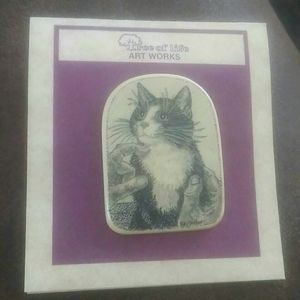 ARTWORKS cat pin or brooch